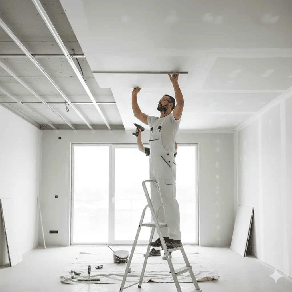 gesseiro mestre da mão de obra