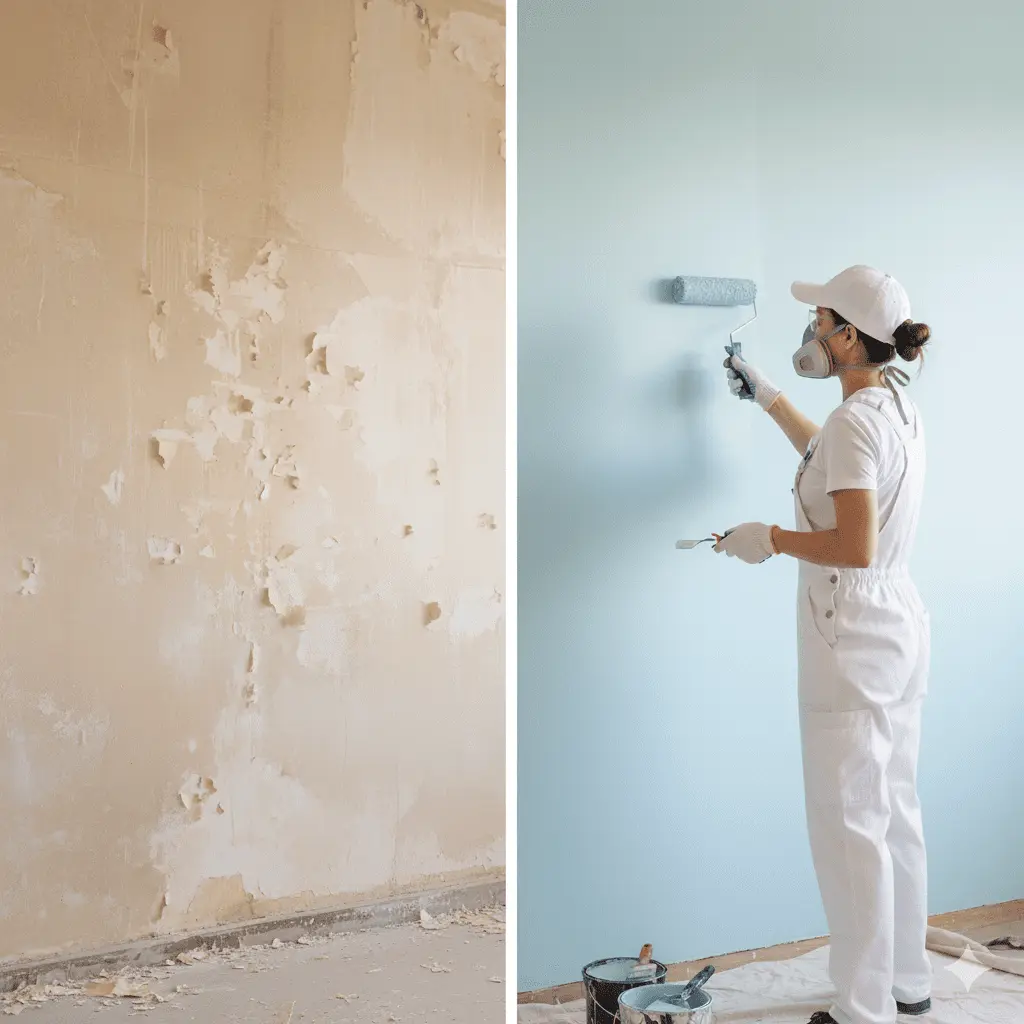 pintor mestre da mão de obra